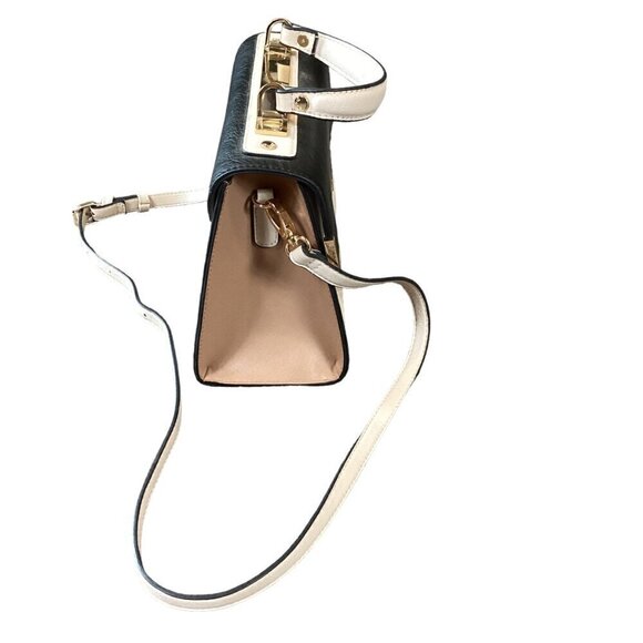 Dune London Satchel & Crossbody Bag Tricolor Faux Leather  305A - Picture 4 of 13